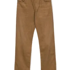 Прямые брюки с вышитым логотипом