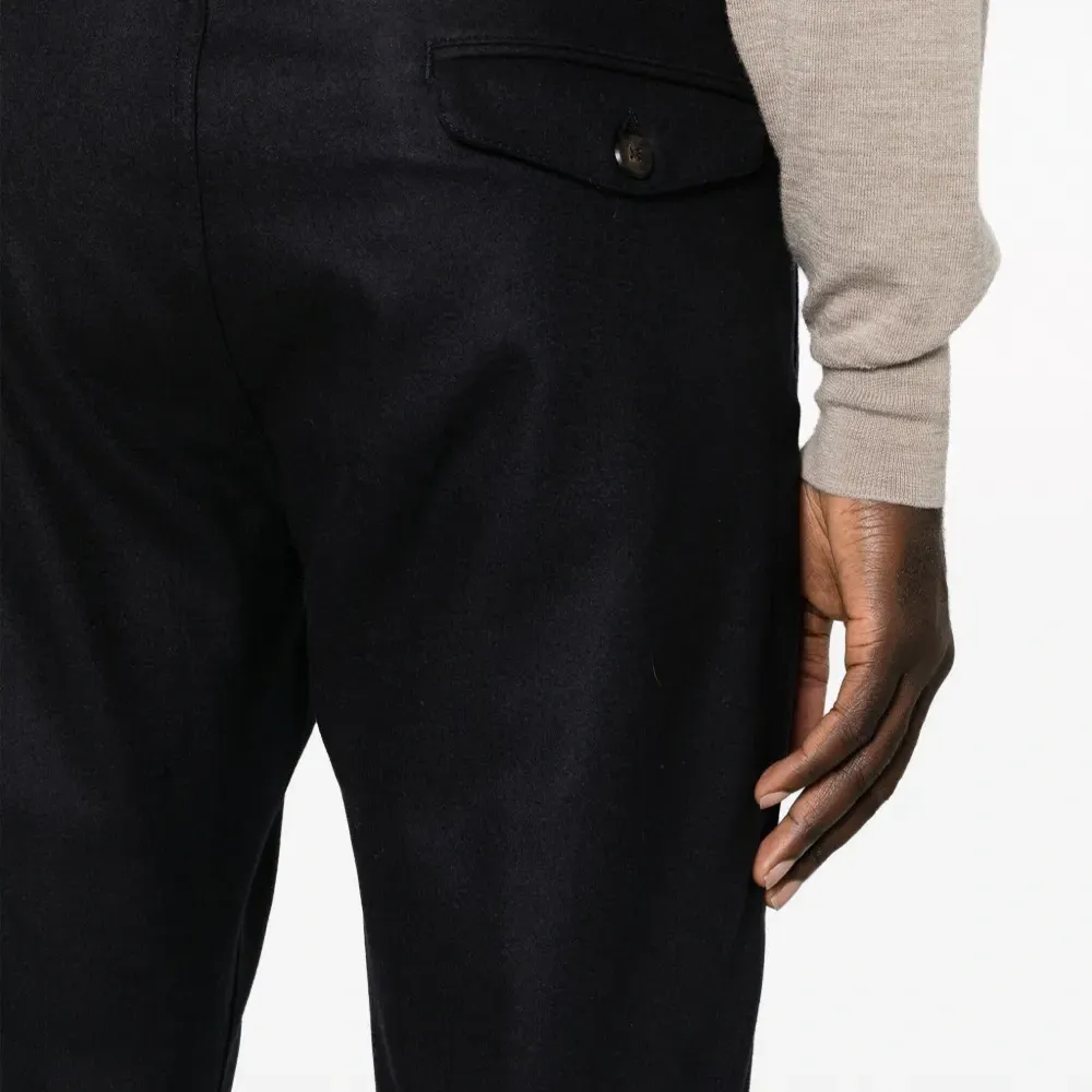 Узкие брюки с кулиской