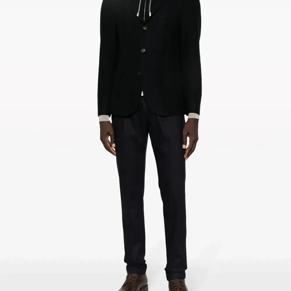 Узкие брюки с кулиской