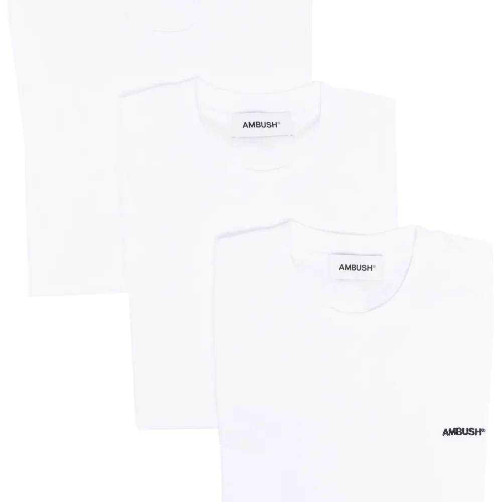 Logo-embroidered crew-neck T-shirt