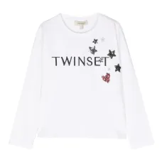 Футболка с длинными рукавами и логотипом