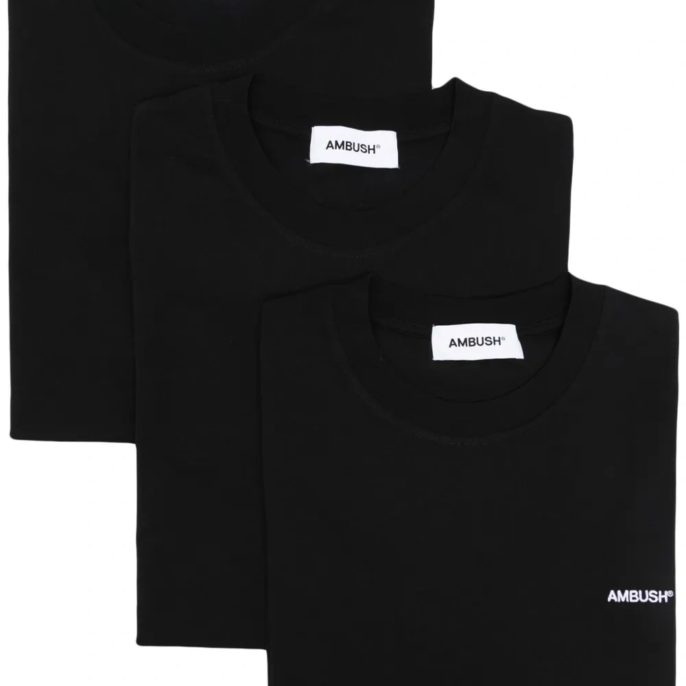 Logo-embroidered crew-neck T-shirt