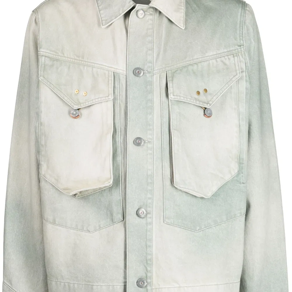 Джинсовая куртка со вставками