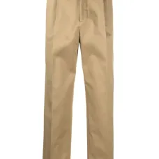 Straight-leg tailored trousers