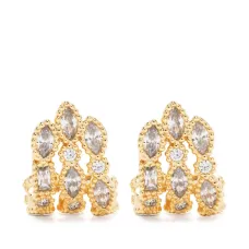 Серьги со стразами