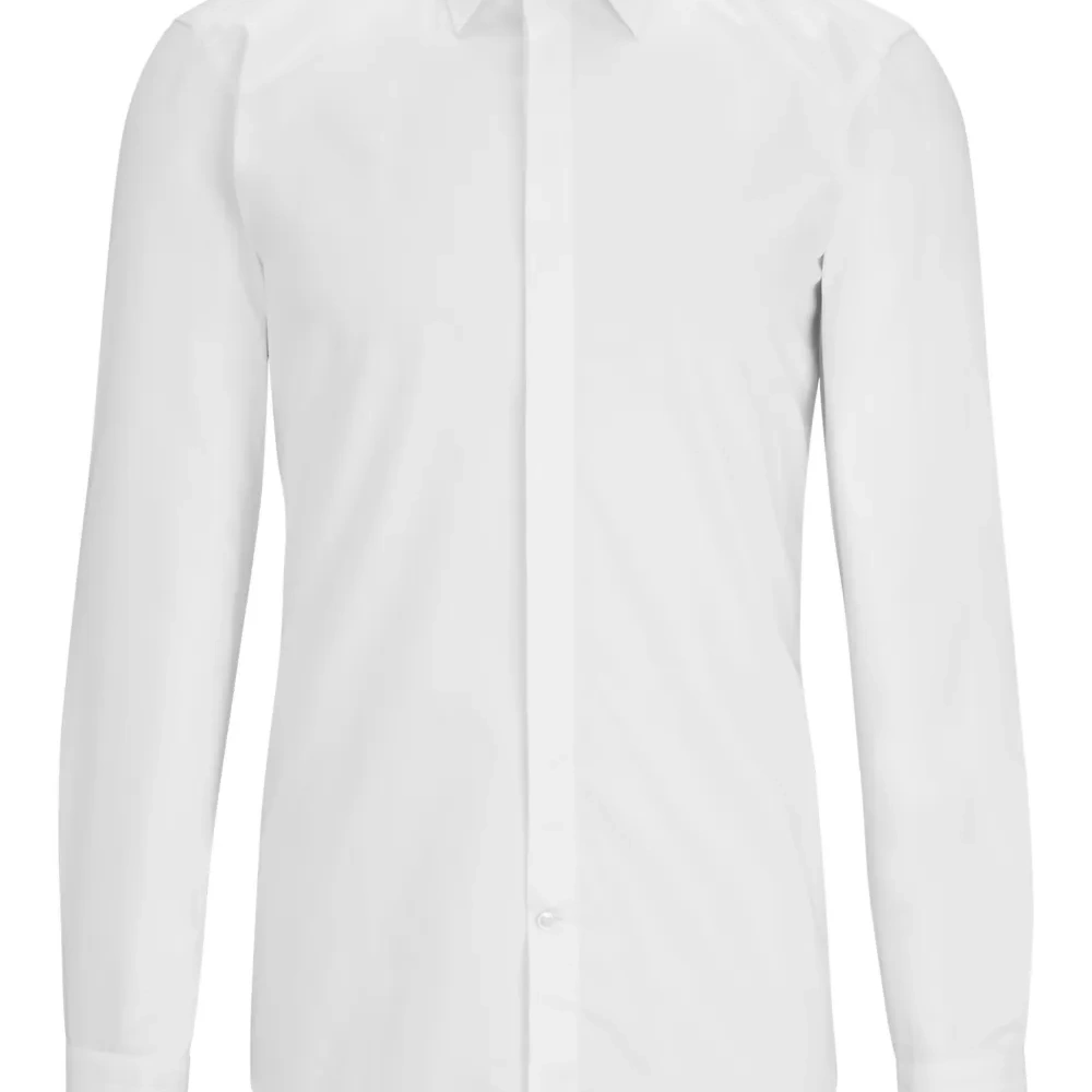 Рубашка с отложным воротником