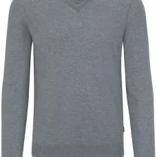 Джемпер из вирджинской шерсти с V-образным вырезом