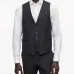 Однобортный жилет строгого кроя Однобортный жилет строгого кроя