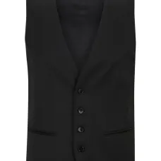 Однобортный жилет строгого кроя Однобортный жилет строгого кроя