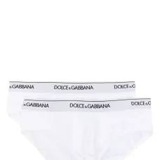 Комплект из двух трусов-брифов с логотипом