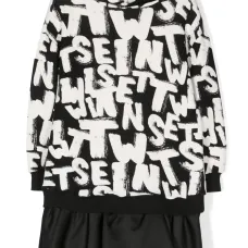 Платье с логотипом