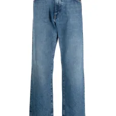 Джинсы свободного кроя средней посадки