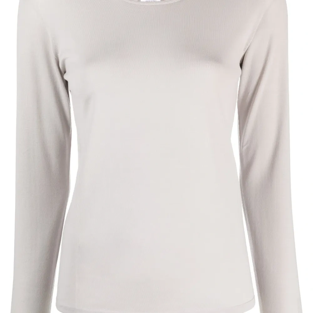 Шерстяной джемпер тонкой вязки