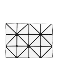 High-shine geometric-design cardholder