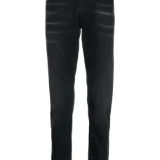 Узкие джинсы с нашивкой-логотипом