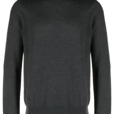 Джемпер из вирджинской шерсти с высоким воротником