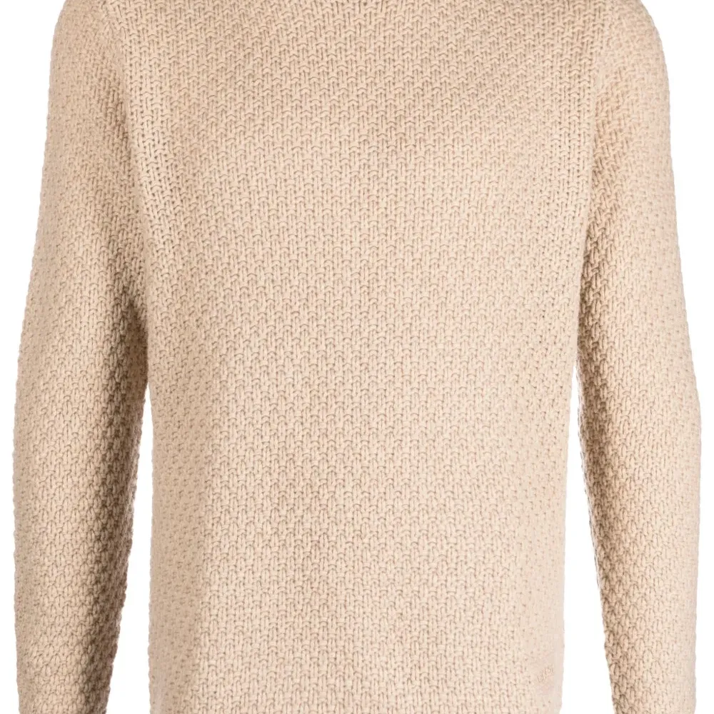 Шерстяной джемпер крупной вязки