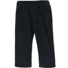 Вельветовые брюки с нашивкой-логотипом