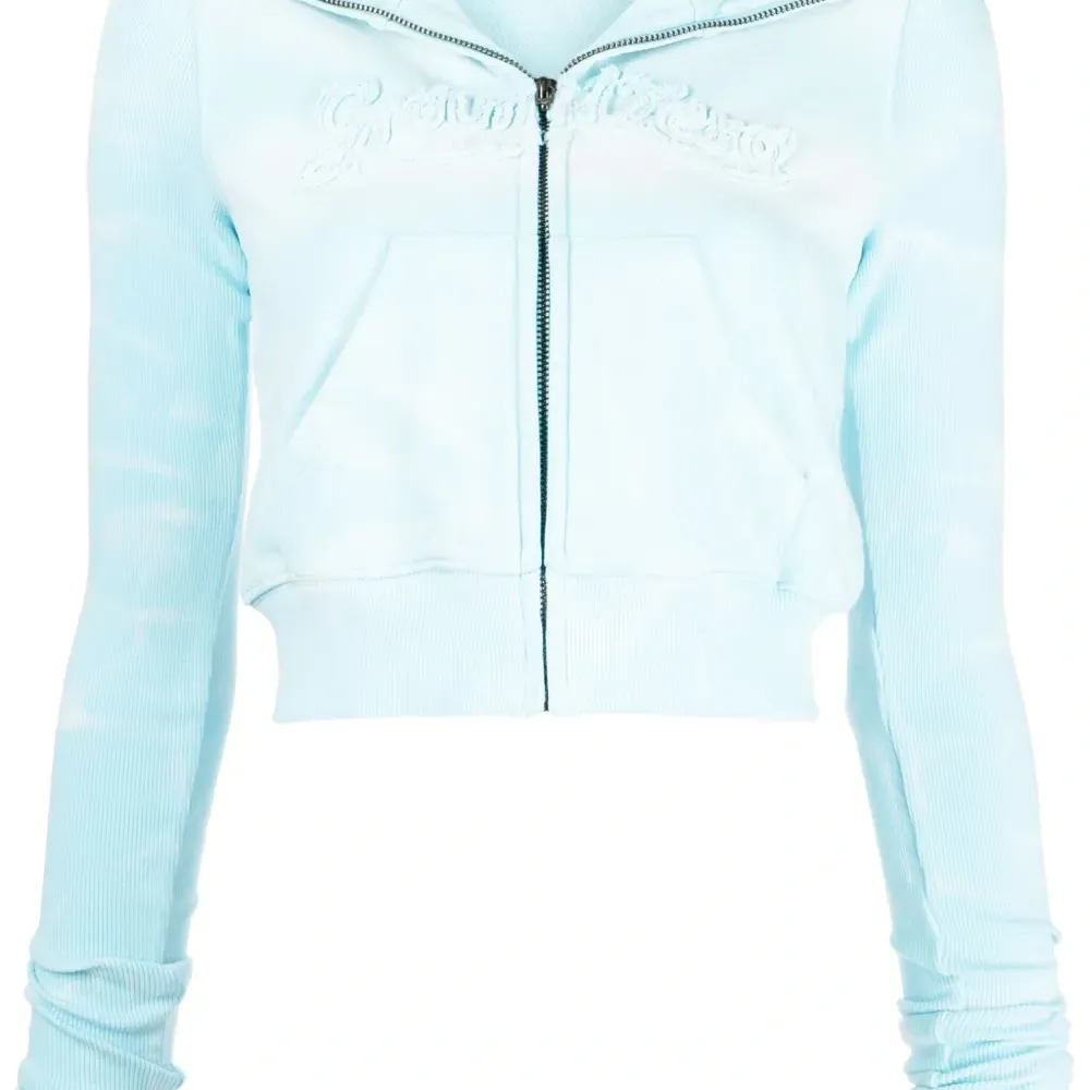 Tie-dye print cotton jacket