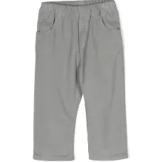 Вельветовые брюки с нашивкой-логотипом