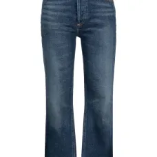 Укороченные джинсы Jolene с эффектом потертости