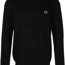 Джемпер с вышитым логотипом