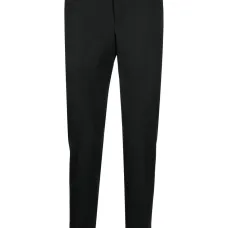 Straight-leg tailored trousers