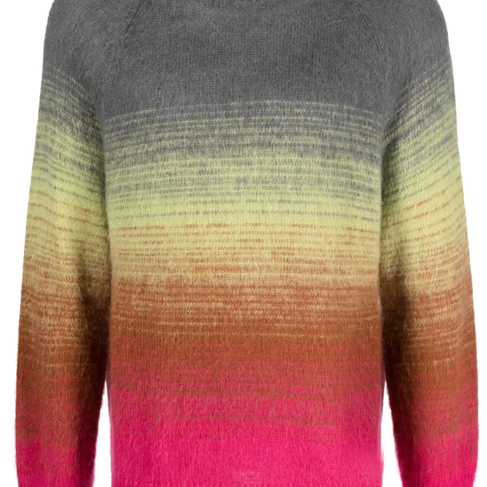 Gradient-effect textured jumper