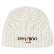 Шапка бини в рубчик с логотипом