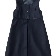 Шерстяное платье миди без рукавов