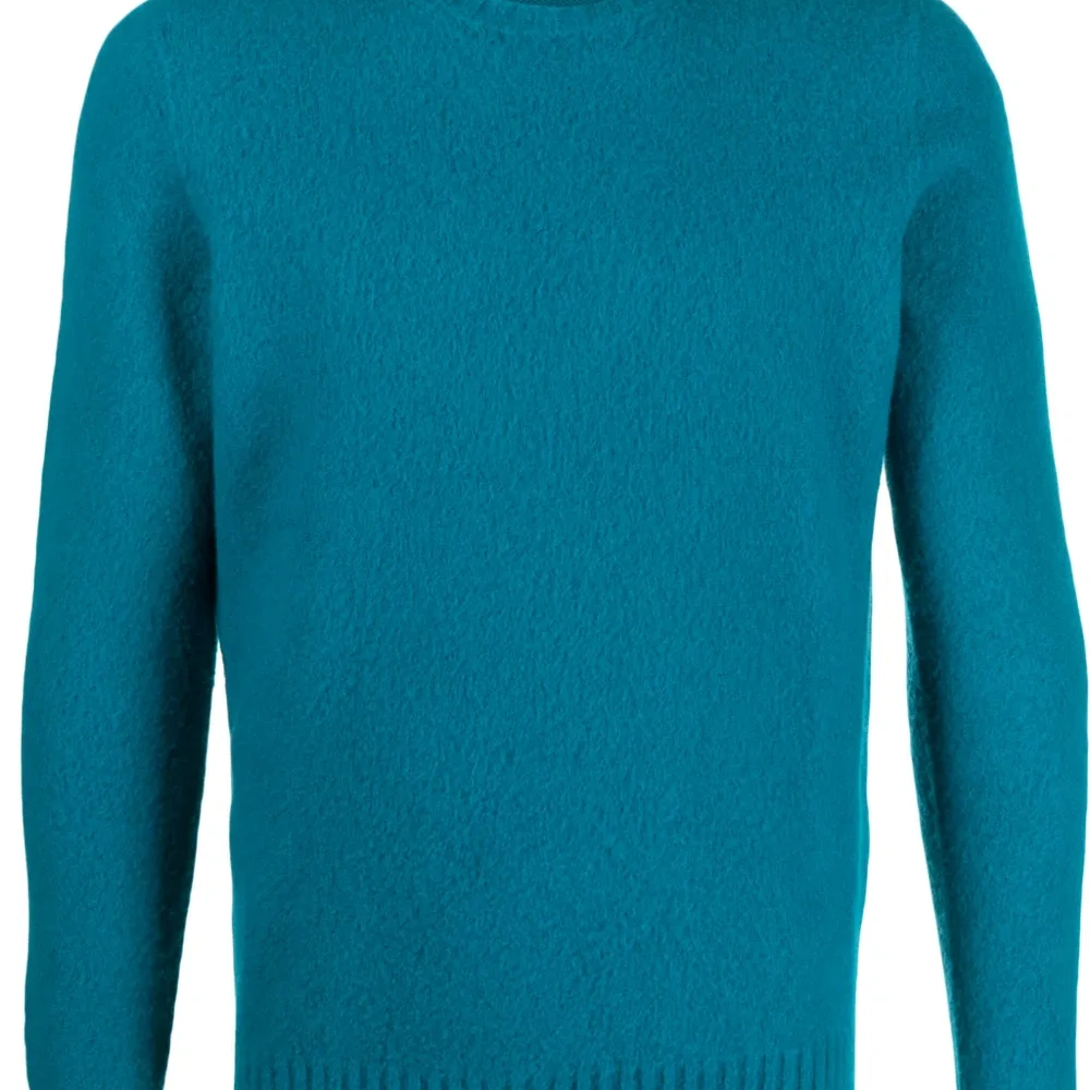 Шерстяной джемпер с круглым вырезом