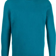 Шерстяной джемпер с круглым вырезом