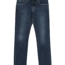 Узкие джинсы средней посадки