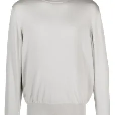 Джемпер из вирджинской шерсти с высоким воротником