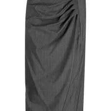 Юбка миди со складками