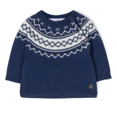 Шерстяной джемпер вязки интарсия