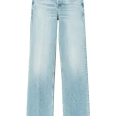 прямые джинсы с нашивкой-логотипом