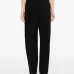 High-waist pleated trousers