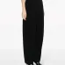High-waist pleated trousers