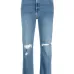 Rider high-rise straight-leg jeans