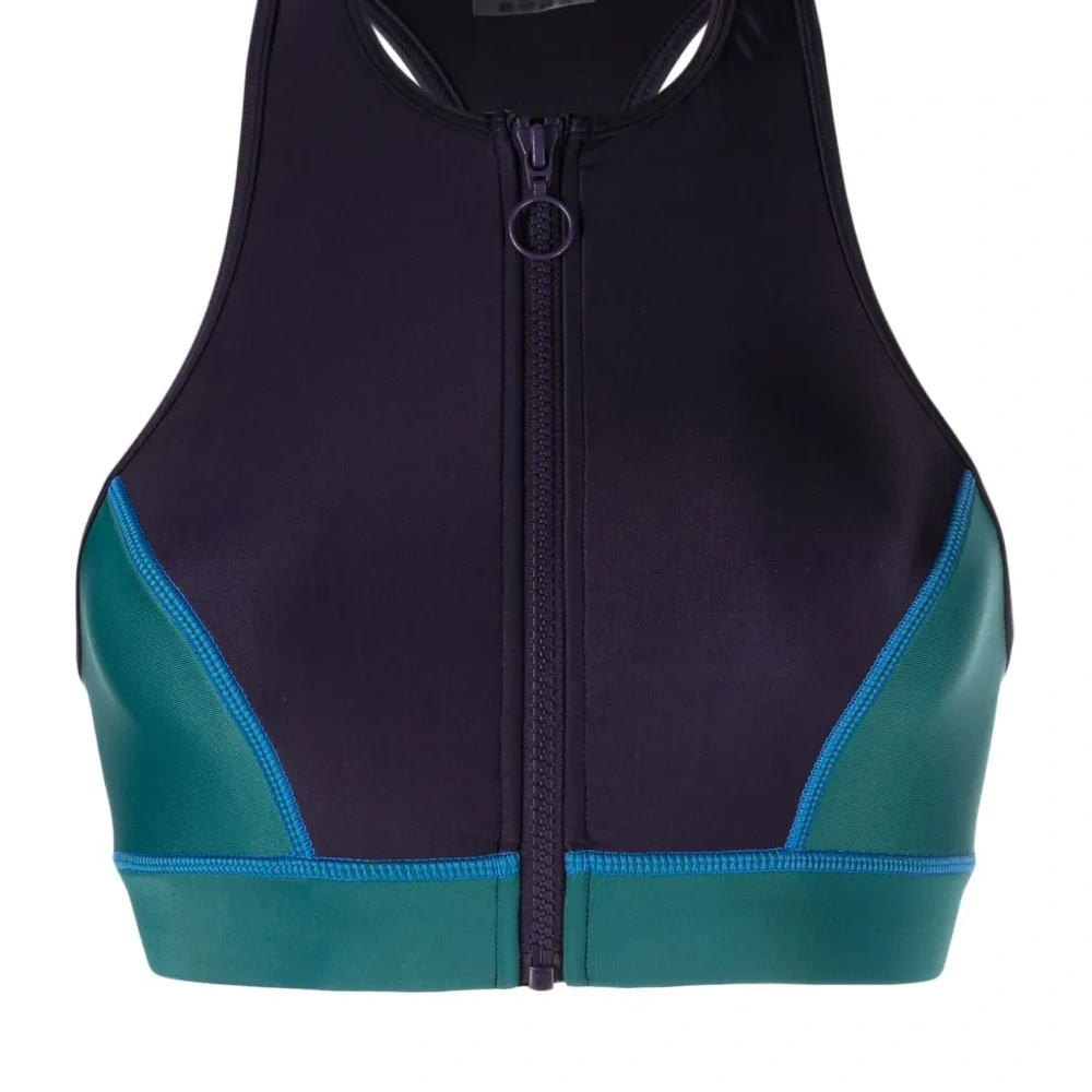 Топ бикини в стиле колор-блок