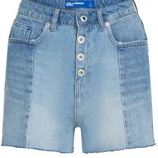 Джинсовые шорты с завышенной талией Джинсовые шорты с завышенной талией