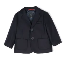 Однобортный меланжевый блейзер