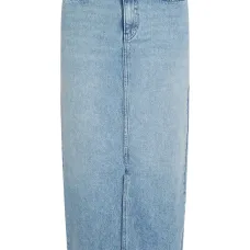 Джинсовая юбка макси