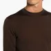 Crew-neck fine-knit jumper
