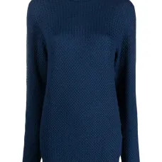 Джемпер из вирджинской шерсти с высоким воротником