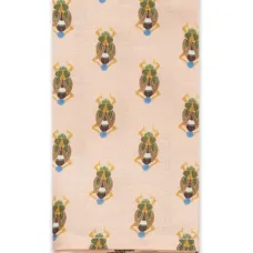 Scarab-print linen napkins (set of 2)