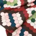 Honeycomb-print cotton table runner