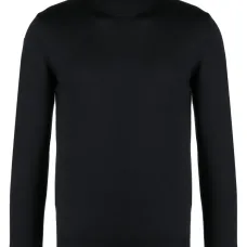 Джемпер из вирджинской шерсти с высоким воротником