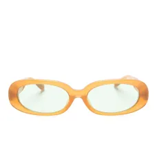 Cara oval-frame sunglasses